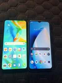 جهاز ريلمي c35 للبيع مستعمل نضيف حيل سعر 75الف وجهاز Y9برايم مستعمل سع...