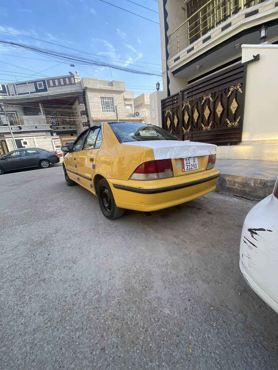 سلام عليكم سمند 2011للبيع سياره بسمي هيئه غرامات مصفره تحويل مباشر بيه قبق جنطه مصلح نفسه ربع بل باب عكس سايق تبريد عاطل منعرف سبب سعر 33 بيه مجال 
***********
واتساب بي 
مكان بياع اعلام
