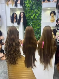 باروكة • ألياف طبيعية • تتحمل غسل وكوي