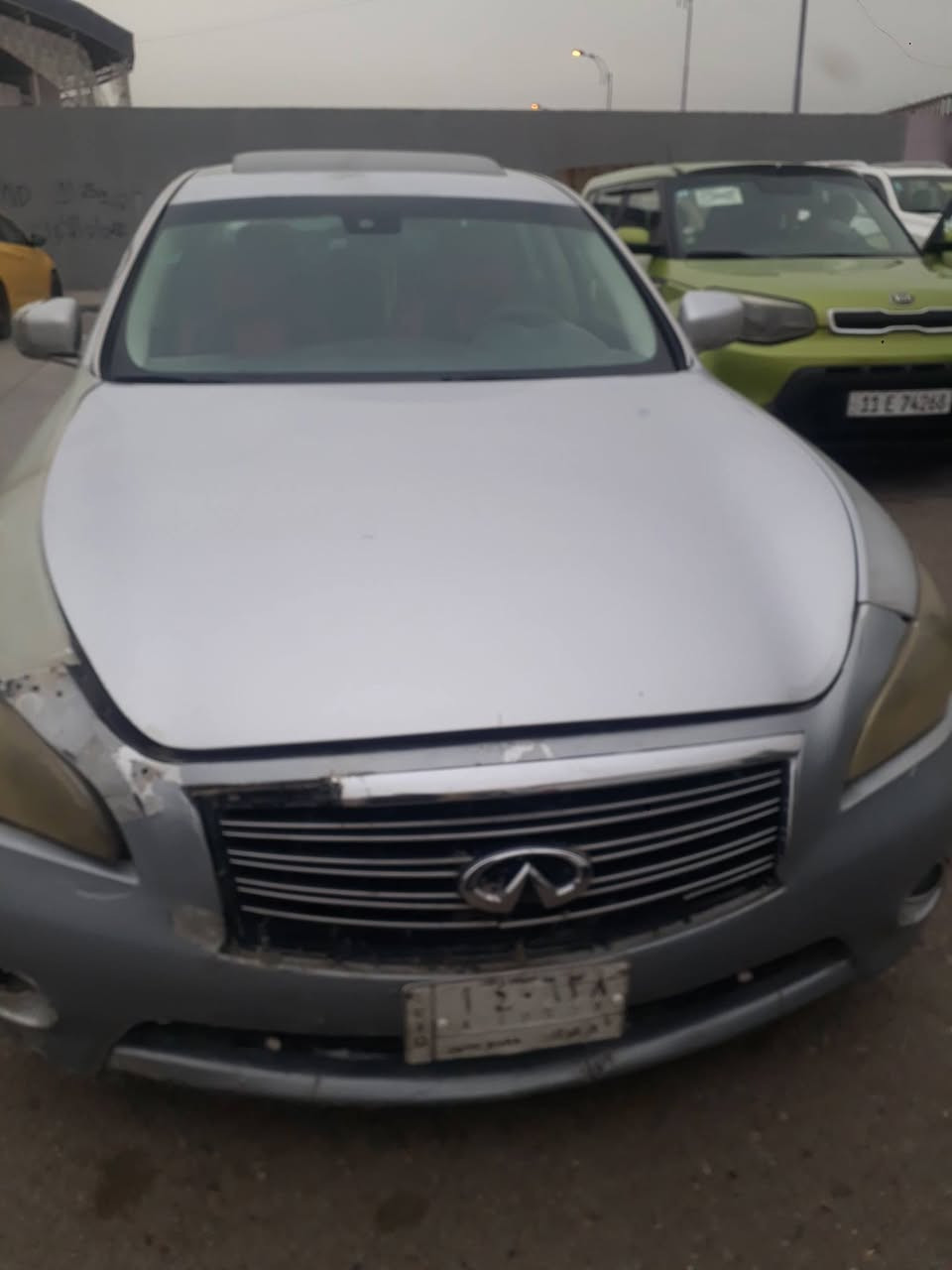 سلام عليكم انفنتي ياباني ٢٠١٣ مكينة وكير اكسجن جدد شركه لا صبغ ولا ضربه كفالة عامه سنويه تحويل الى ٢٠٢٩ سعر ٥٥ ورقة مكاني بغداد بلديات رقم الهاتف ***********
