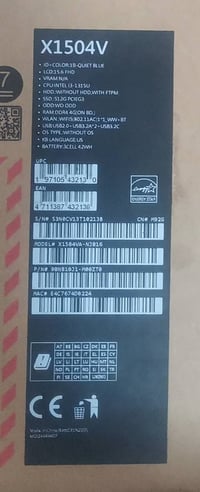 لاب توب من نوع ASUS Vivobook 15 السعر ٤٢٥ ألف قفل مكاني بغداد حسينية ا...