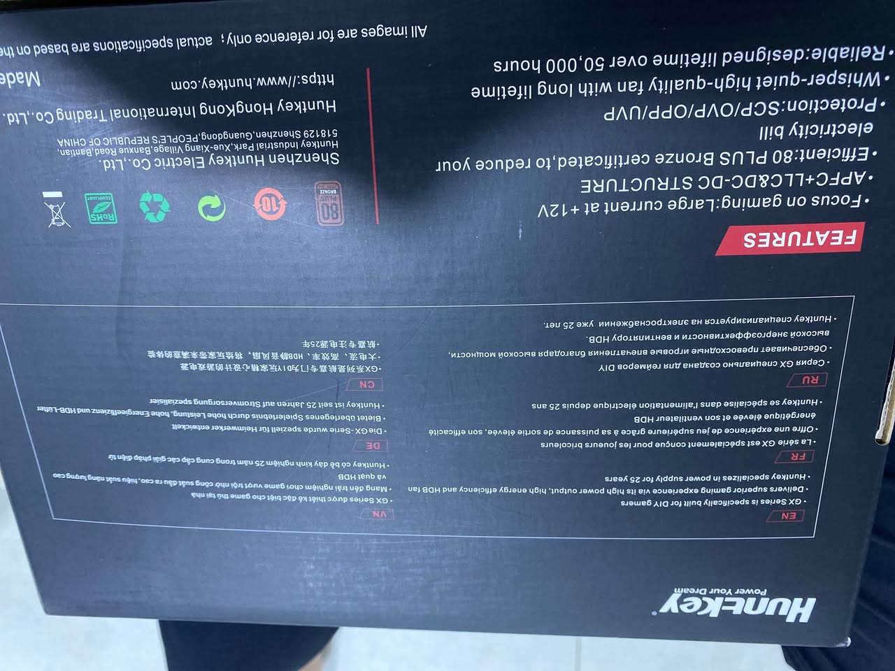للبيع باور سبلاي 650W جديد حاصل علتصنيف
80 Plus Bronze جديد بكارتونته 

 الباور جديد تماماً، فتحته للتجربة فقط، وما استخدمته.
سبب البيع: زايد عن حاجتي.
السعر: 50 ألف (جديد).
للتواصل: [*********** او راسلني خاص].
