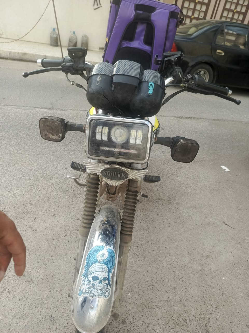 دراجة سنولك موديل 2025 ناقصة بس غسلة محرك 200cc ضمان محرك 6شهر سعر 600بي منفيس سعرا 600 رقمي ***********
