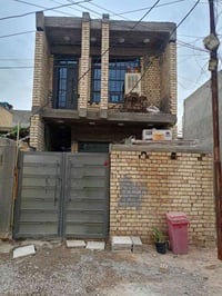 بيت للبيع المساحة 100 متر الزعفرانية دور الشرطة شارع الشمري الفرع السا...