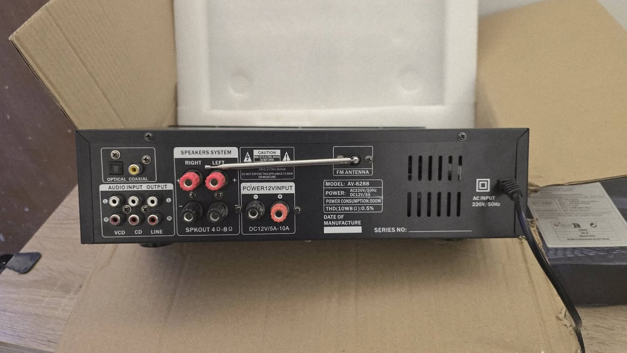 مضخم صوت كاريوكي رقمي ستيريو من طراز 8288- LDZS
500 واط عملاق لوك مافتوح ابيعلك عالفحص 

اعلى سعر ابيع


**إذا كنت صاحب هذا الإعلان وتريد حذفه لأي سبب، رجاءا أرسل رسالة إلى الدعم الفني**