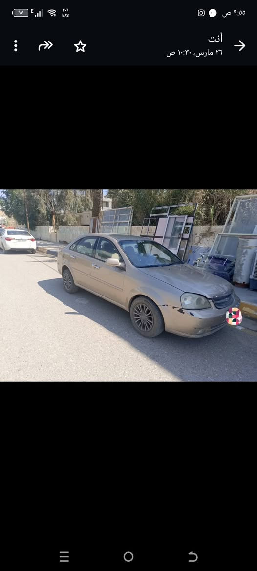 سلام عليكم سيارة اوبترة فورنزة 2008بسعر45
***********
