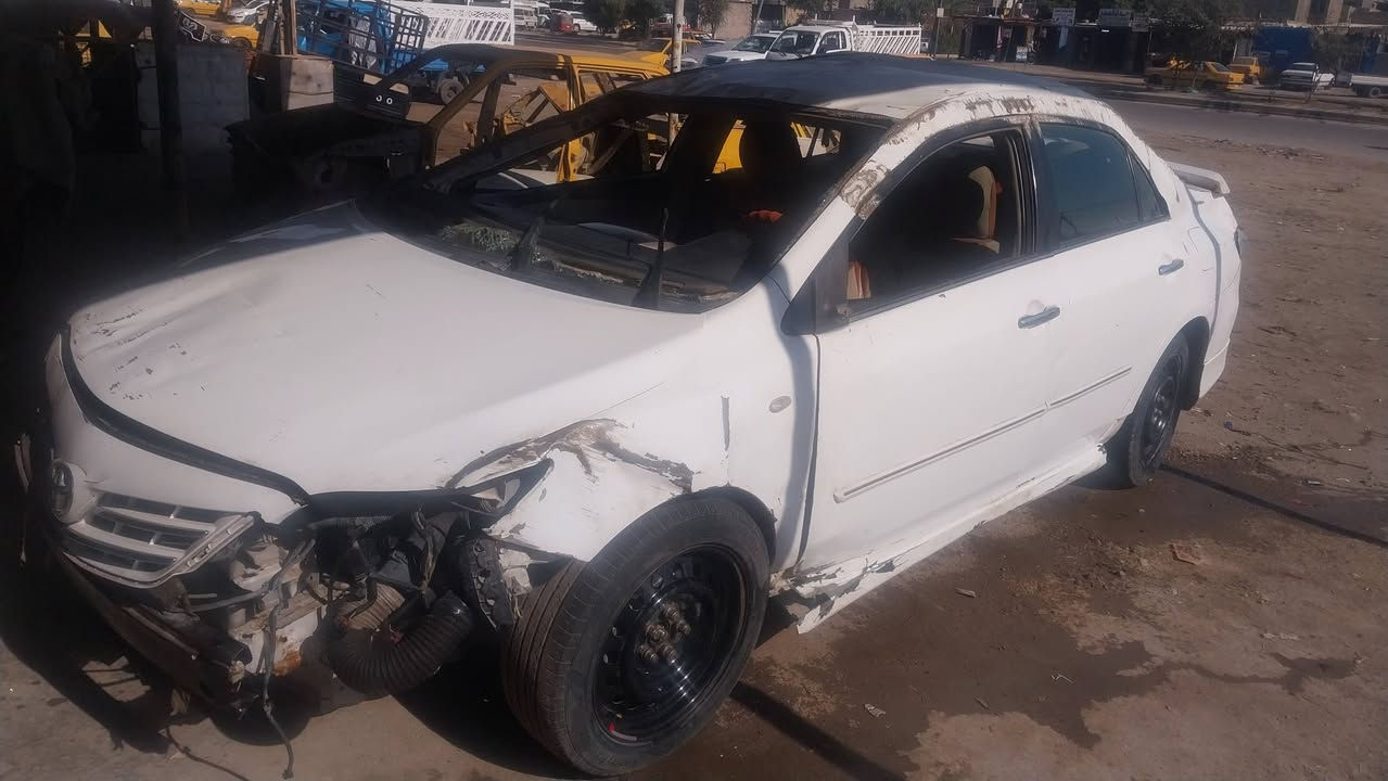 كورلة موديل ٢٠١١خليجي محرك ١٨٠٠شغالة وتمشي رقم بغداد الدولي الجديدمحرك كير حدادية تبريد شواصي كفالة بغداد حي النصر ت*********** تباع علة حادثهة
