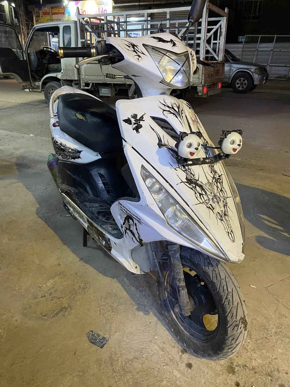 السلام عليكم
دراجه نوع ماكس مضلع 

دراجه نشطة مابيها نقص بس سلف 

شغاله هندر 

 صالنصه رياضي توبو بوق بدون كاتم 

السعر 500 و بيها مجال 

هاتف *********** , ‏***********‏ .
