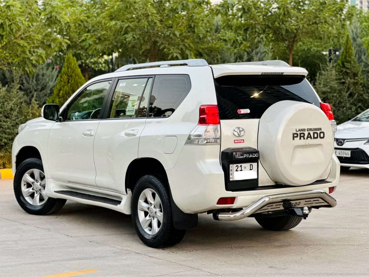 بەناوی خودای گەورە
تۆیۆتا پڕادۆ 2012 فوول TXL مواسەفات
سەیارەکە کلین تایتڵە هیچی پێوەنیە
بێ بۆیاخ و شوخت و چاڵ : چوار بستۆن 
دەبڵ ئەکسل : سەلاجە : ناوزەرد : سێڕیز کوشن 
سپی سەدەف : بەخی ئاو : ئاوێنە شەفت
سپێر لەکۆڵ : چوارجام ئۆتۆ : تەبرید دووزۆن 
سوکان ڤۆلیۆم : سیستمی ECO : لایت لید 
تەبرید مەرکەزی : دژەخلیسک : قفڵی ئەکسل 
ماشآءالله سەیارەکە لەسەر دەقی شەریکە ماوەتەوە
سەیارەی ماڵە و لە مێژە لای خۆمانە 
تەبرید و گێڕ و مەکینەی بەشەرت برغوی بانەدراوە 
تەنانەت قەباغی مەکینەشی نەکراوەتەوە
ڕۆن و هایدرۆلیکی تازە گۆڕاوە 
پێش و دوای تازە داگیراوە و هەموو گیانی بەشەرت 
سەنەوی تا 2030 تازەیە و بەناوی خۆمەوەیە
سعری 238 و مەعامەلە 
لە سلێمانیم *********** السليمانية, العراق
