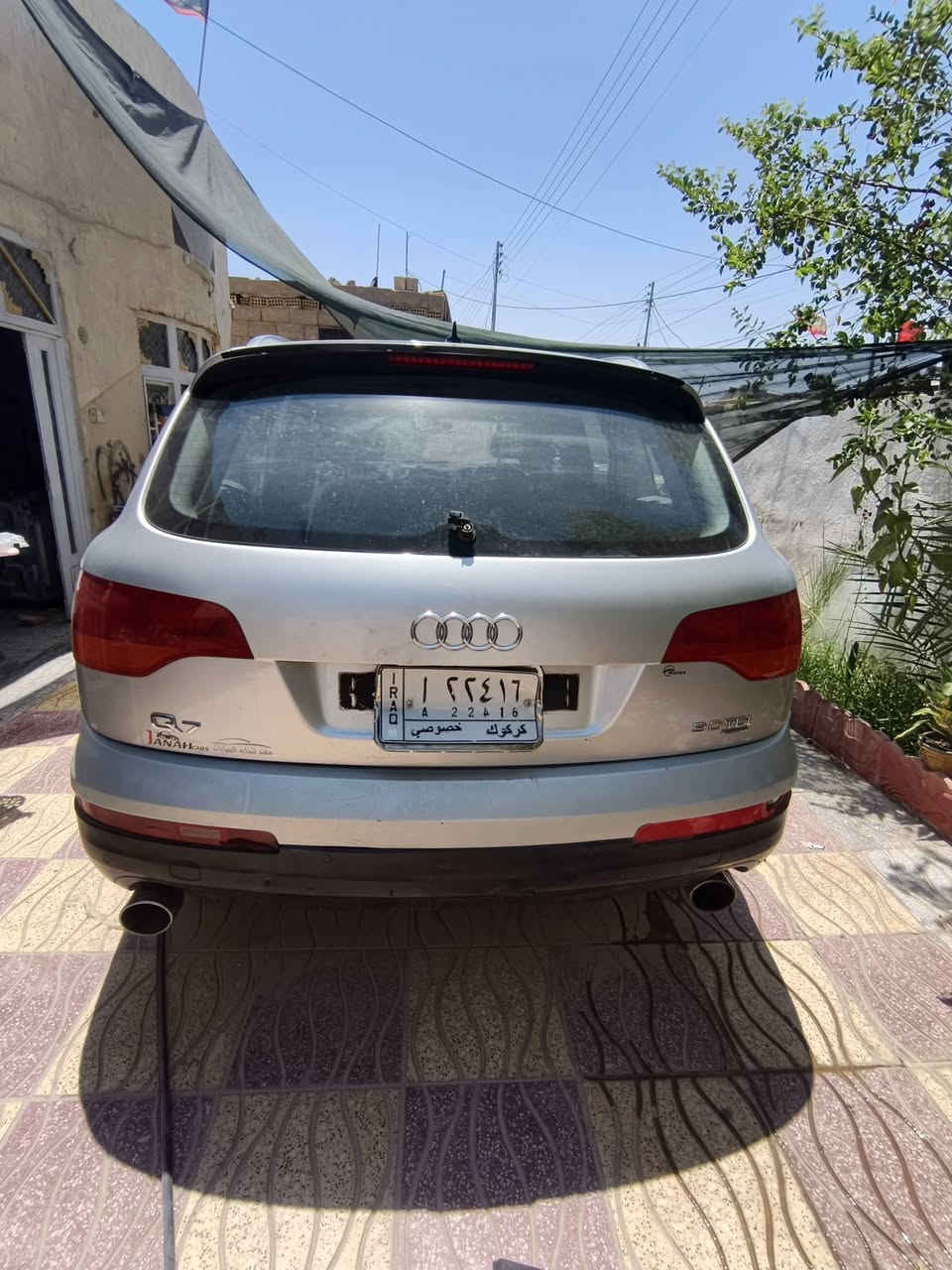 سلام عليكم أودي q7 2007 رقم كركوك تحويل ثاني يوم محور كير ومكينه  vvt  سياره جديده كير ومكينه تبريد فقط غاز صدر تخم تاير فول عده فتحه بيع أو مراوس حسب قناعه مكاني بغداد مجمع بسمايه *********** واتس أو اتصل
