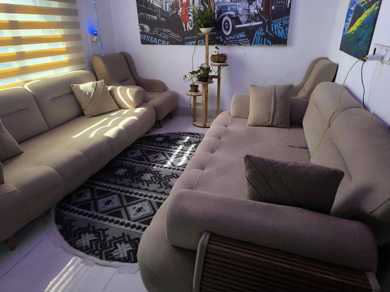 قنفات للبيع متكون من اربع قطع يصير سرير تركي  استعمال شهرين اي عيب ما بي الي يريد يراسلني خاص


**إذا كنت صاحب هذا الإعلان وتريد حذفه لأي سبب، رجاءا أرسل رسالة إلى الدعم الفني**