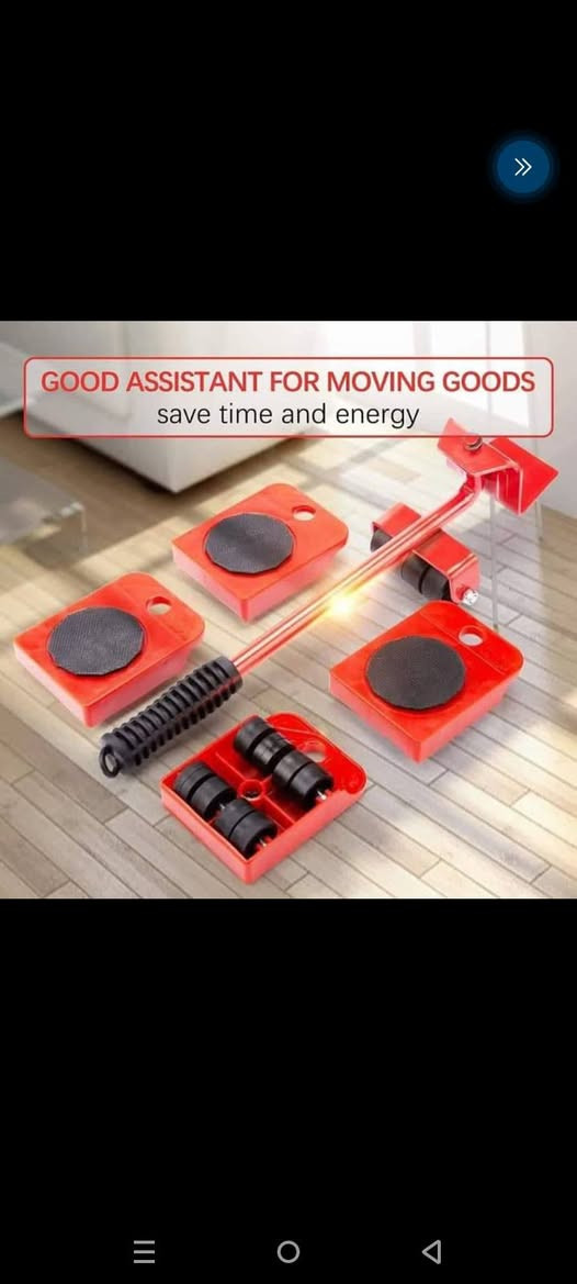 ✅ أداة النقل رافع النقل الثقيل ✅
أنقل الأثاث بنفسك دون أي مساعدة خارجية مع رافعة الأثقال الجديدة 👍
👈سهل الأستخدام
👈فولاذ عالي الجودة
👈دوران 360 درجة
👈بكرات مانعة للإنزلاق
👈يعمل على كل سطح

السعر ١٦ الف

🚘 يوجد خدمة توصيل لجميع محافظات العراق ٤ الاف 🚘


**إذا كنت صاحب هذا الإعلان وتريد حذفه لأي سبب، رجاءا أرسل رسالة إلى الدعم الفني**