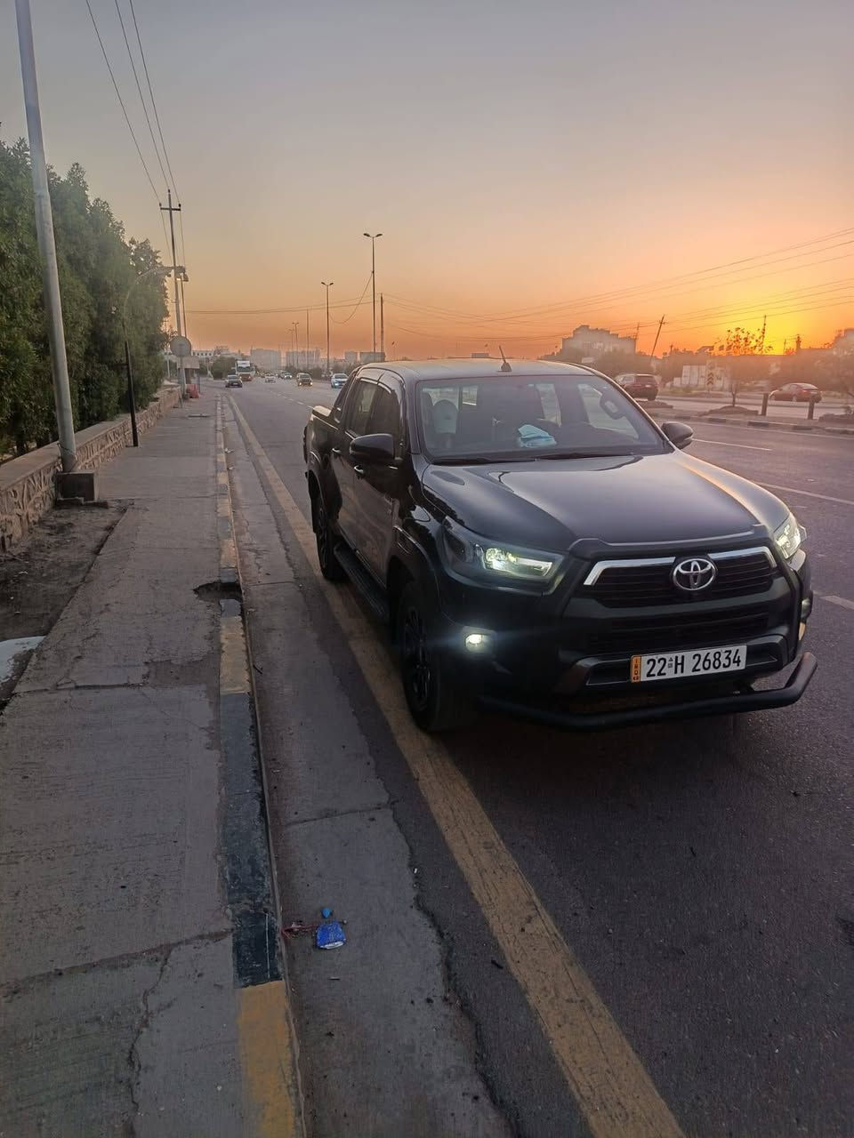 سلام عليكم بيكم تويوتا فنجر سته سلندر موديل 2024 رقمه أربيل بسمي مكفوله كفاله عامه رقمي ***********
