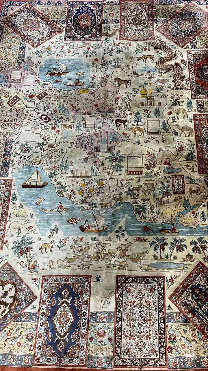 سجادة ايراني ممضية قم محتشم صادق داودي خريطة ايران التاريخية انتيك حرير طبيعي بيور 100 عقدة يدوي مقاس 2,25m*1,50m 
كل خيط فيها يعكس تاريخاً عريقا وذوقا ارستقراطيا لا يقدرة إلا عشاق القطع النادرة لمن يبحث عن التميز الحقيقي هذة السجادة صنعت لتكون واحدة فقط لا تتكرر 🪢
https://www.facebook.com/share/183ENmfcs4/?mibextid=wwXIfr المنصورة, الدقهلية


**إذا كنت صاحب هذا الإعلان وتريد حذفه لأي سبب، رجاءا أرسل رسالة إلى الدعم الفني**