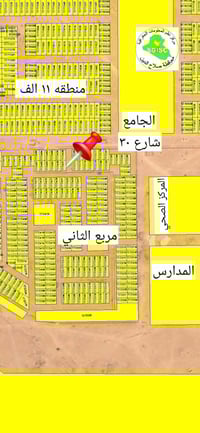 الديوم مربع الثاني • ٢٠٠م • قطعة أرض
