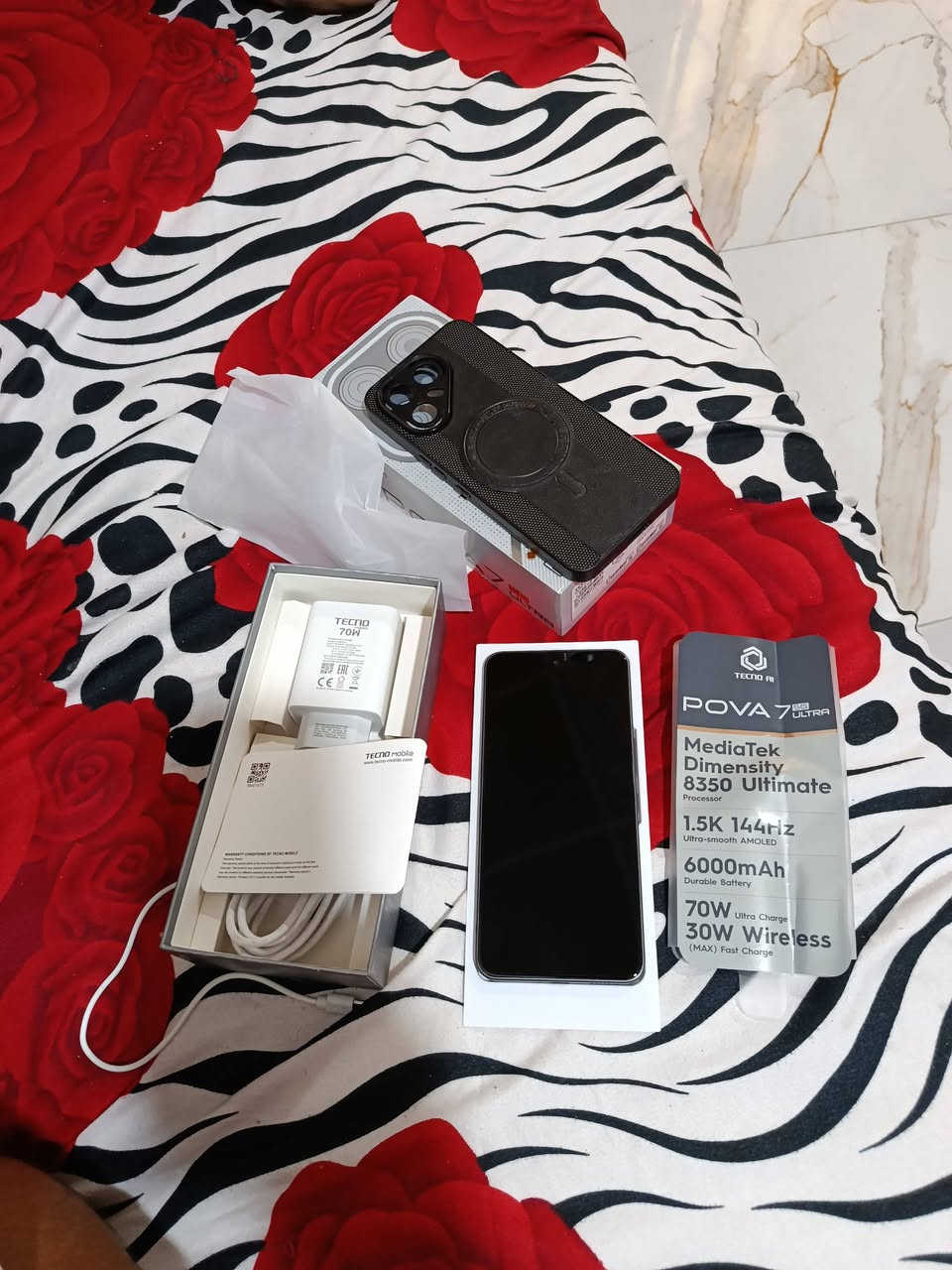 سلام عليكم تكنو بوفا 7 الترا 5G  جهاز استخدام قليل بنضافه الجديد كامل ملحقاته ذاكره 256 يشغل ١٢٠ فريم سعره ٣٧٥ لا تداهرني بغير هاذ السعر فدوه اروحلك غير ٣٧٥ مابيععع مكاني بصره رقمي  ***********
