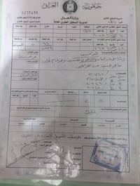 قطعة للبيع الكفل الحسينيه 07735049960