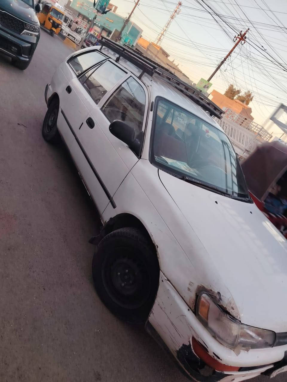 كورلا استيشن موديل ٩٥ رقم بغداد بأسمي شرط التحويل سيارة جاهزة تبريد شغال منظومة جديدة كير ومكينة بحالة جيدة سعرها ٣٥ مكاني بغداد حسينية المعامل للتواصل على الرقم *********** مكلف بالنشر
