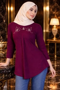 قميص كود0040 • فري سايز • قماش كريب ليكرا