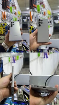 samsung S24 ultra لون تاتينيوم ذكره 256  كارتون كيبل  سعر 950 بي مجال ...