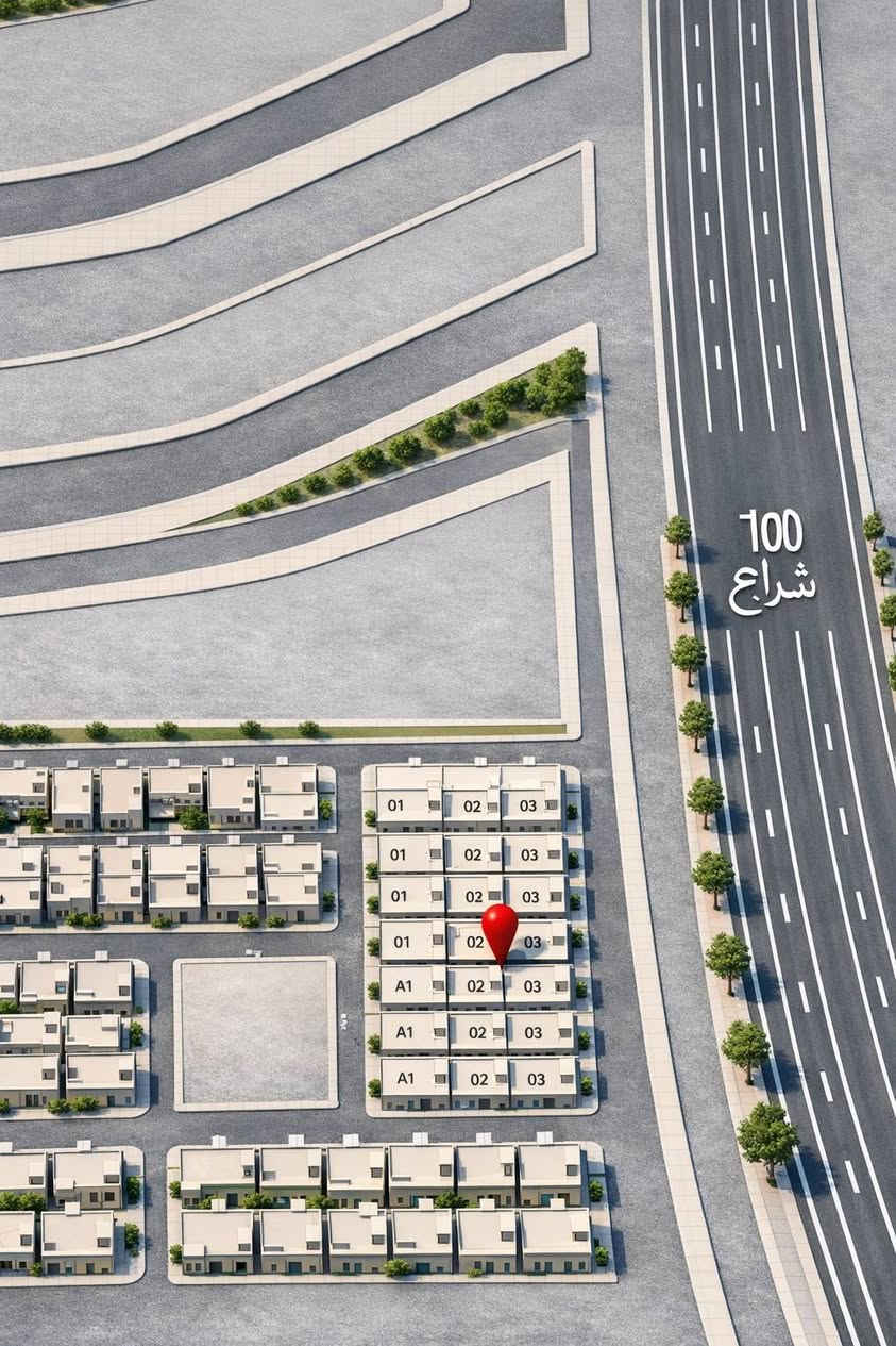 فرصه. لا تتعوض. اخر قطعه شارع ناحيه الوفاء 100للبيع. تحويل مباشر. ***********
