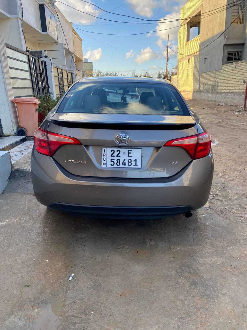 السلام عليكم للبيع كورلا 2017 LE امريكي ضربتها من امريكا جاملغ الامامي جه النفر بل عراق جاملغ جه السائق بارد+ صبغ السعر 132 وبيه مجال بسيط رقم الهاتف ***********/*********** بغداد, العراق
