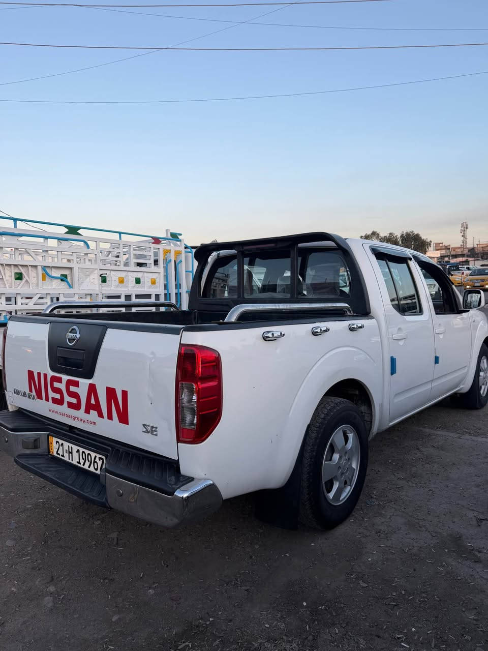 السلام عليكم ناڤارا 2014 سنوية رقم جديد سليمانية بيها بارد موضح بسونار كير محرك  بشرط بطة 3000 تايارت صدر جديد كهربائيات كلها شغالة السيارة أي نقص مابيها السعر115 مكان كركوك
*********** كركوك, العراق
