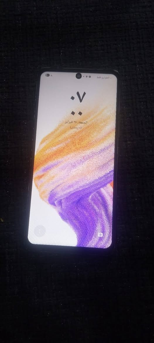 السلام عليكم جهاز اللبيع A53 جهاز جديد ذاكره256 جهاز نضيف كلش العنوان ناحيه الوحده الخالصه السر خاص ***********
