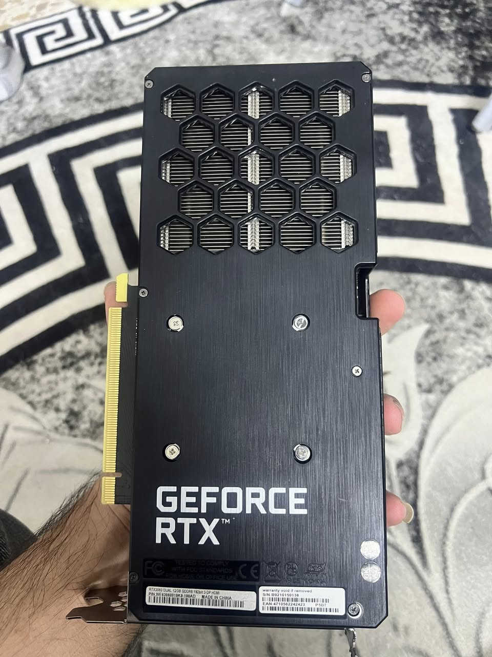 كرتين عاطلات فحم
الاول 3060 بالت 12 كيكا 
الثاني rx580 كيكا 8 msi 
اطوني سعر وبل عافيه


**إذا كنت صاحب هذا الإعلان وتريد حذفه لأي سبب، رجاءا أرسل رسالة إلى الدعم الفني**