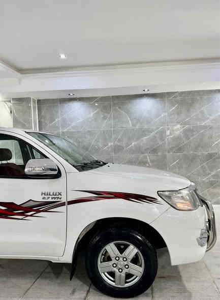 Toyota hilux 2014
تۆ یۆتا هایلۆکس ٢٠١٤  📦🇯🇵
♦️گێر ئۆتۆ ما تیک 
♦️کامێرە 
♦️حاسە 
♦️سوکان ڤۆ لیۆم 
♦️فۆرمیکا 
♦️لید پێشە وە یە 
‏♦️ABS 

سە یارەکە زۆر تازەیە لۆک لۆکە  
بۆ یاخی نییە تە نها یە ک ساردی بچوکی هە یە  
گێرو مە کینە ی بە شەر ت 
چوار تا یە ی تا زە ی لە ژیرا یە 
سە یا رە کە   150 هە زاری هە قیقی رۆیشتووە 
بە ناوی خۆ مە وە یە 
سە نە ویو ژینگە ی تا   2031 تا زە یە 

شوێن . سلیمانی 

سعر :  235 گە لا و مە عا مە لە 

ژ.م   *********** السليمانية
