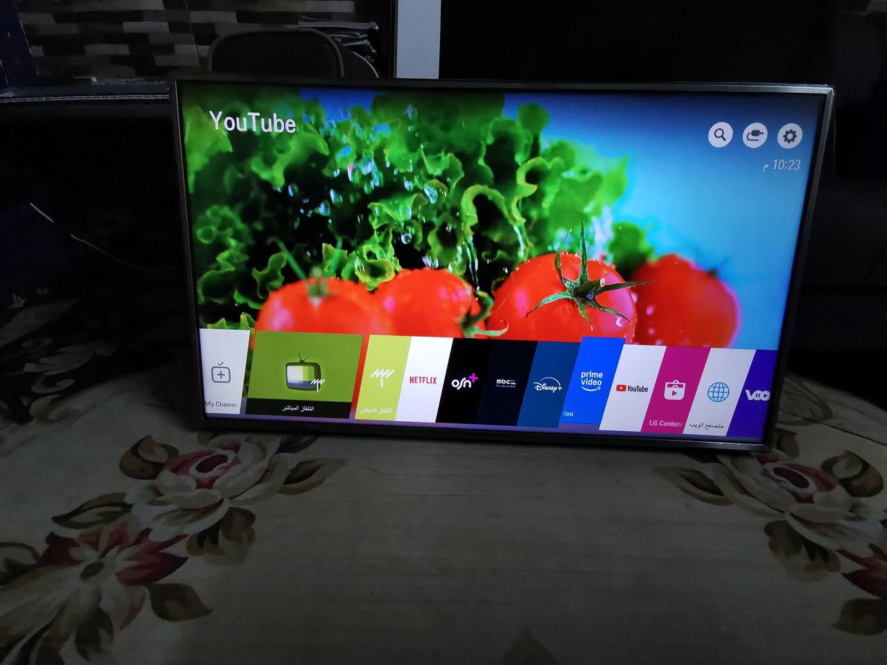 سلام عليكم عندي شاشه نوع LG webos كوري الأصلي حجم 49 بي ستلايت داخلي سمارت انترنت نضيف جدا السعر 400 الف العنوان البياع حي الرساله الأولى قرب مدينة العاب الكرخ تلفون ***********4
WhatsApp +964***********
