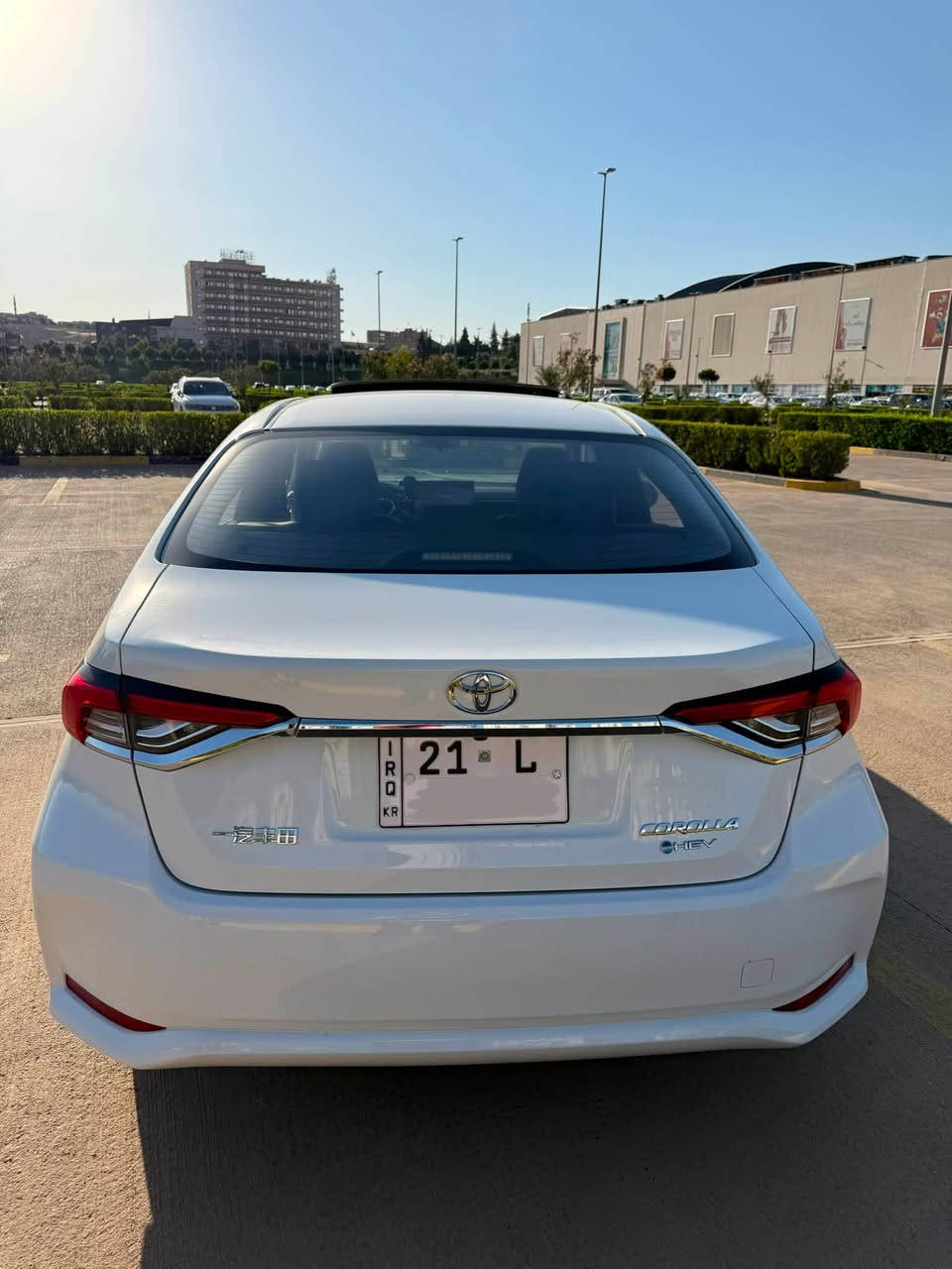 السلام عليكم
كورلا 2025 شكل الخليجي زيرو ✅
محرك 1800 HEV هايبرد🔋
فول مواصفات 🔥
بصمة 
فتحة سقف ( سلايد ) 
كشنات جلد 
ماشية 7 الف كيلو فقط
سياره مكفولة كفالة عامة 
رقم سليمانية بأسمي 
مكان سيارة : سليمانية 
السعر : 169$ 
للاستفسار : 
***********
