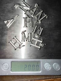 فضة عيار 925 • مطلي براديوم • ٢٠ غرام