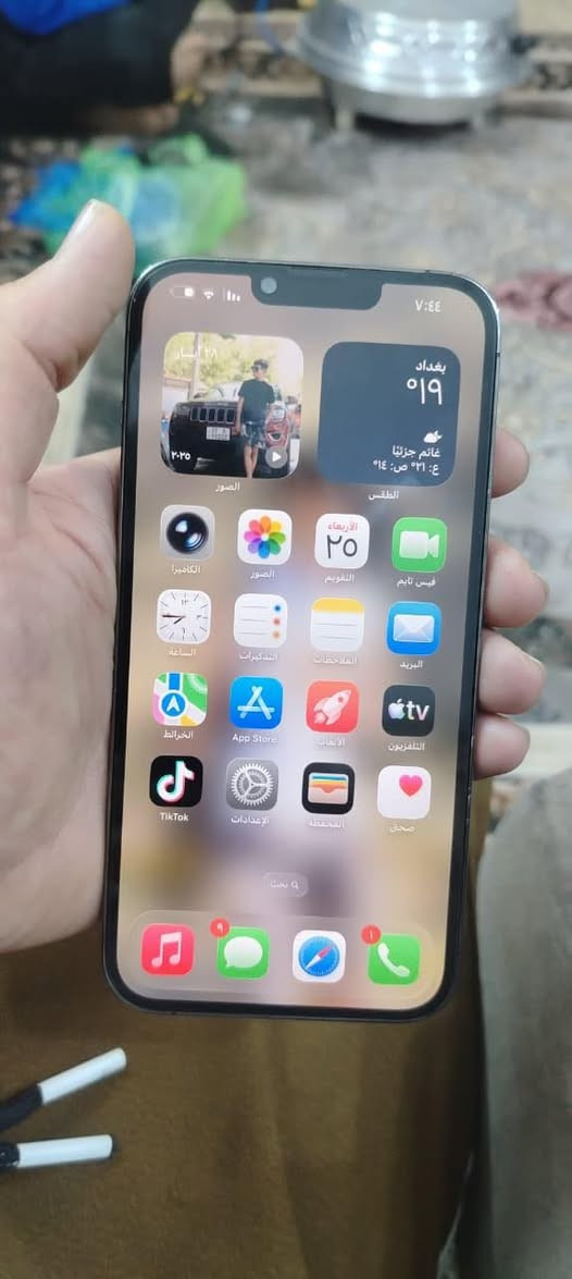 ايفون 13برو ماكس نضافه 100% سعر 550 المكان الحسينيه الراشديه (الكامره ما مبدله وكع مني وطلع الشعار)
***********
