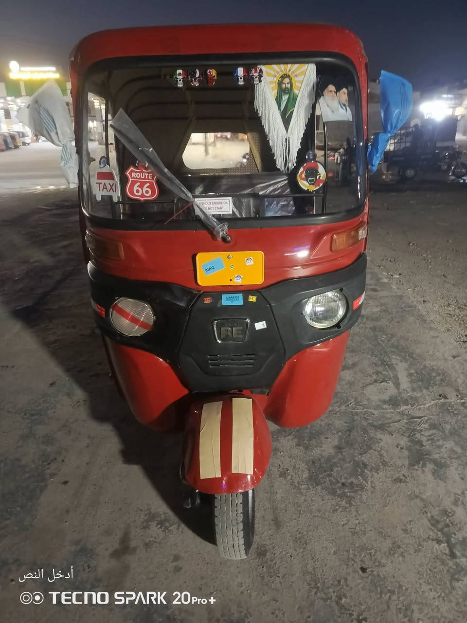 السلام عليكم تكتك للبيع موديل 19 شهر 8 رقم وسنوية تحويل ثاني يوم مكينه مكفولة من  تبخير وتنقيص كهربائيات كله شغاله تخم تايرات جبلي كشرمصبوق عام جماليه السعر 5750 وبيه مجال مكاني بغداد مدينه الصدر رقم الهاتف ***********
