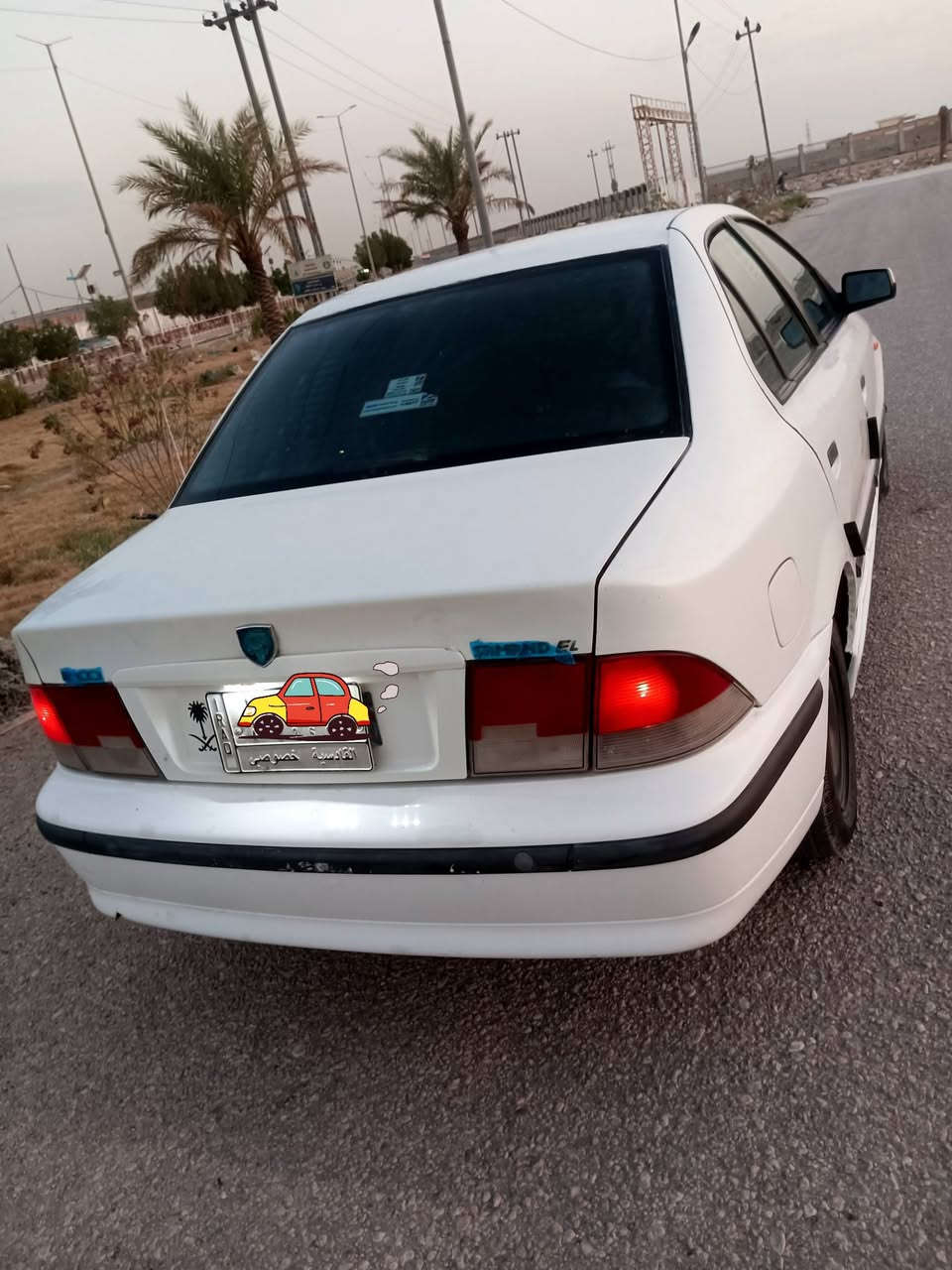 للبيع سمند موديل ١٠ رقم قادسيه سنويه مجدده لل٢٨ تحويل مباشر سياره جديده جدا وكفاله من ضربه صبغ وخياس فقط بارد قليل تبريد ثلج محرك وكير كارتون تخم تاير جديد ستوه شاده اخوان تراي السياره كلش ناعم وحلو على البلاد السعر ٢٩ وعليها غرامه هواي تنزل من سعرها مكانها نجف ***********
