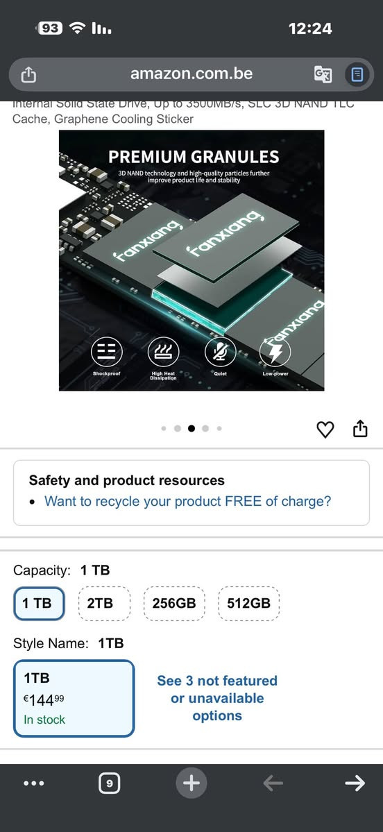 هارد m2 
 
1T
سعره تقريبا 200الف بلموقع 
مزاد يبدي من60


**إذا كنت صاحب هذا الإعلان وتريد حذفه لأي سبب، رجاءا أرسل رسالة إلى الدعم الفني**