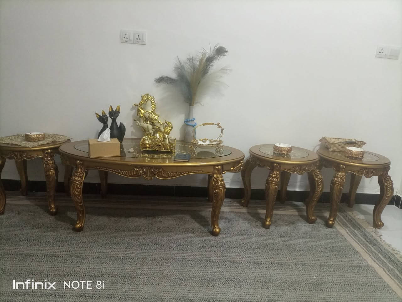 للبيع ميز طعام مرمر مع6كراسي جلد طبله وسطية كبيرة مع 4طبلات كبار وحدة منهن جامتها مكسورة مابيها جامة


**إذا كنت صاحب هذا الإعلان وتريد حذفه لأي سبب، رجاءا أرسل رسالة إلى الدعم الفني**