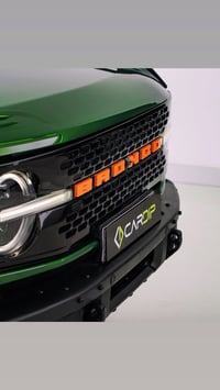 برونكو 2022 لون زيتوني  V6 ستة سلندر تون توربو  #عليها_تزويد شوتة K&n ...