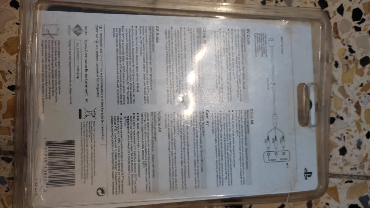 السلام عليكم
كيبل عرض على التلفزيون لجهاز psp Go  اصلي جديد 
للبيع 15الف


**إذا كنت صاحب هذا الإعلان وتريد حذفه لأي سبب، رجاءا أرسل رسالة إلى الدعم الفني**