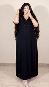 دشداشة • سواد فاحم • فري سايز
