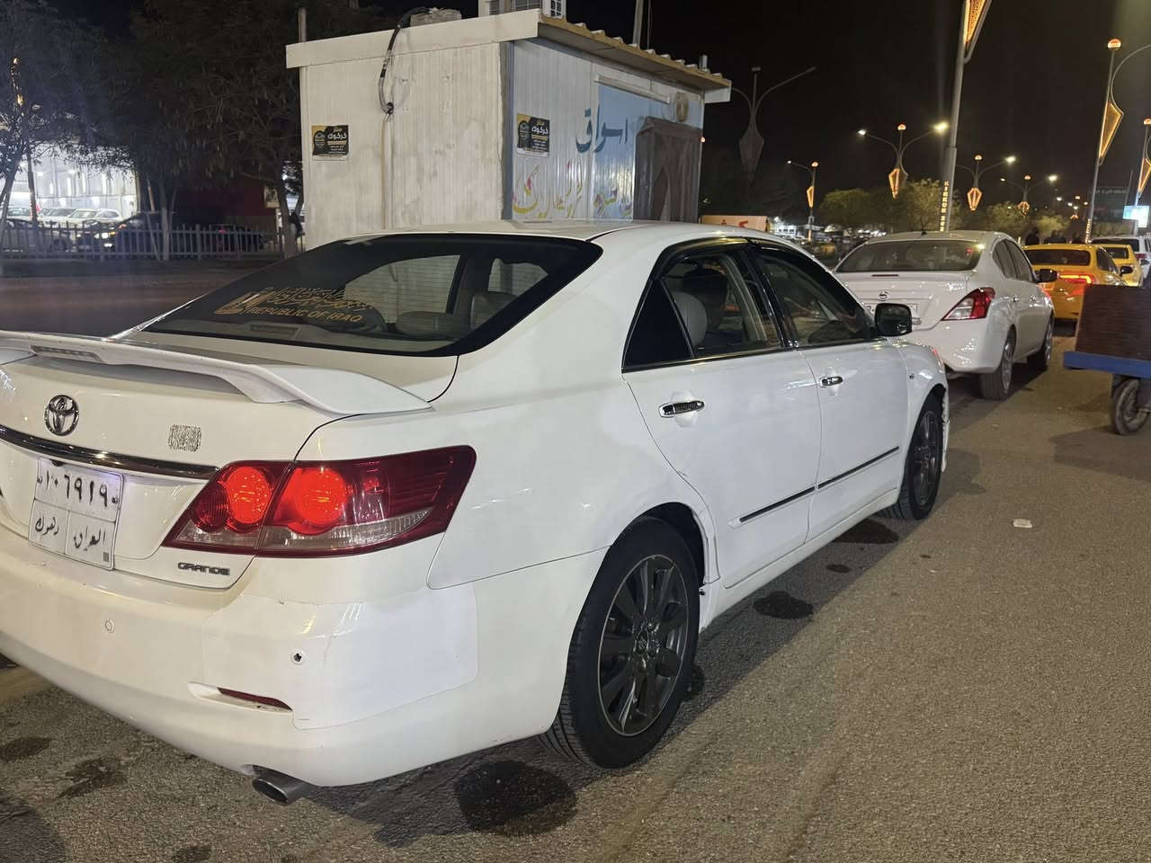 تيوتا اريون ٢٠٠٧ مواصفات كراند (الفول)
بصمة
بصمة صندوق
بصمة ابواب
كشنات جلد+كهرب
فتحه سقف
برده خلفية كهرباء بلادي تنزل ويا البك
حساسات
مرايات كهرب
تحكمات ستيرن
كروز سرعة
منظومة زينون
شاشة+كامره
وارد خليجي باب خلف السايق صبغ وبيها بارد بخشم الجاملغ الامامي بدون صبغ رقم دهوك شرط التحويل السعر ٩٢ وبيها مجال واتساب
***********
