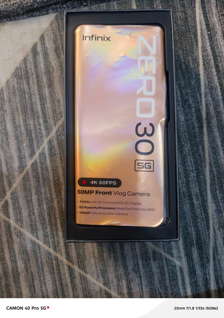 سلام من رخصت صاحب الاكروب موبايل انفنكس زيرو 30 5G الذاكره 256 الهرتزيه 144 يدعم 90 فريم بوبجي الجهاز بس الضهر مالته مفطور يعني تبديل ضهر بدون فتح موبايل سعر الضهر 15 الف مكاني كربلاء سعره 230 الف وبي مجال هوايه رقم *********** الرقم الثاني ***********
