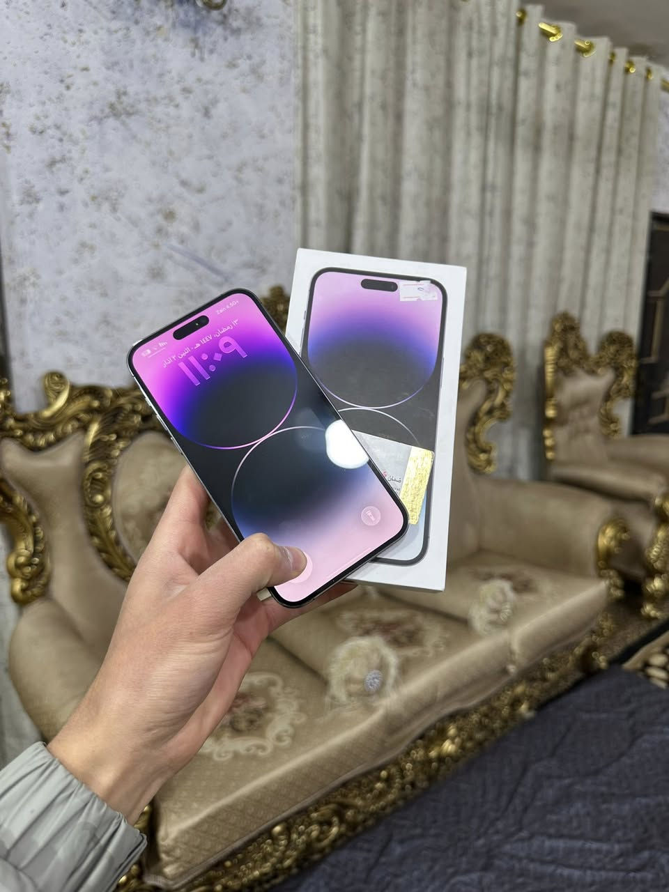 14برو ماكس جهاز نضافه 100/100 بلادي بلادي فقط فطر ضهر
ذاكره256
بطاريه 72 شرط الشحن فول 

عربي شرق اوسط كارتون ويا 
كامرات اتصال كله فول 
نضافه الشاصي 100/100

بيع أو مراوي سعر الجهاز فقط 650الف مكان رمادي ورار 
***********
