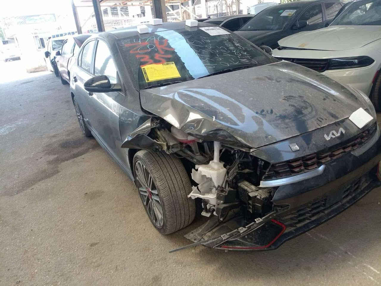 السلام عليكم.. قبل متخابر اقره التفاصيل وعلى راسي.. فورتي GT 2022 ماشية 49  بدون تبديل ليبل واحد بدون ايرباك صبغ جاملغ وحافة البنيد مواصفات محرك 1.6 تيربو كير دبل كلج DCT لايت LED بك لايت LED بصمة رادارات جانبية وامامية كاملة بدون نقص سيت كلج اصلي جديد باتري جديد من الشركة تخم بلكات جدد اصلي فيت بم كامل اصلي شركة تايرات هانكوك جدد..
رقم بغداد بأسمي.. 
بدووووووون فتحة ولا كشن كهرباء..
مكاني الغزالية شارع المشجر
***********
***********
السعر 159.. بيها مجال بسيط ان شاء الله بالمعقول..
