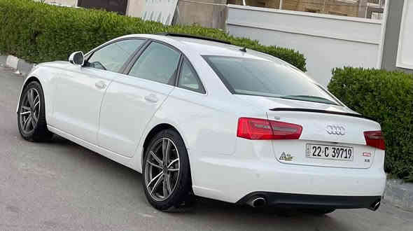 سلام عليكم 
اودي ( A6 )
خليجي موديل 2012
كفاله عامه 
مكينه  ( 6 ) سلندر تنفس طبيعي فول مواصفات فتحه سقف بصمه تشغيل وابواب  ابواب شفط 
لد امامي خلفي كشنات جلد كهرباء خزن ميموري شفتات ستيرن حساس امامي خلفي  مري شفط واشاير 
ثلاث بردات تبريد
 امامي خلفي ماشيه 144 
صدر امامي خلفي تخم تاير 
مكينه كير كله مكفول شرط الفحص سعر 128 بيهه مجال شي قليل مكان السياره بغداد العامريه 
***********
*********** بغداد
