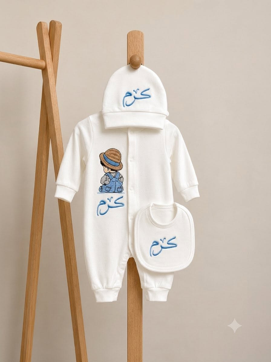 ⁨ ⁨ ⁨ 📦 توصيل مجاني للبكج
✨ تطريز حسب الطلب ✨
سيت استقبال اطفال حديثي الولادة 👶🏻🧶🪡 

🔸 نقدّم لكم بكج تطريز راقي بتفاصيل ناعمة تناسب أحلى البيبيات 💙💗

✨ مع تصميم مجاني يُنفّذ خصيصاً حسب ذوقكم ✨ 

🔸 خدمة التوصيل تشمل جميع محافظات العراق 🇮🇶 🚚


**إذا كنت صاحب هذا الإعلان وتريد حذفه لأي سبب، رجاءا أرسل رسالة إلى الدعم الفني**