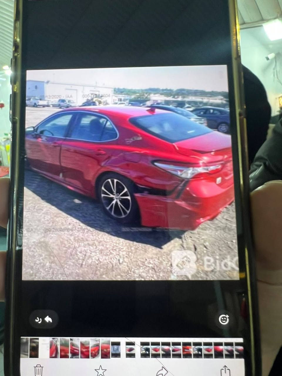 السلام عليكم
للبيع كامري موديل 2019

حادث مرفق بالصور 
بدون ايرباك
رقم اربيل. تحويل مباشر 

السعر 180 وبيهه مجال الطيبين 

***********
