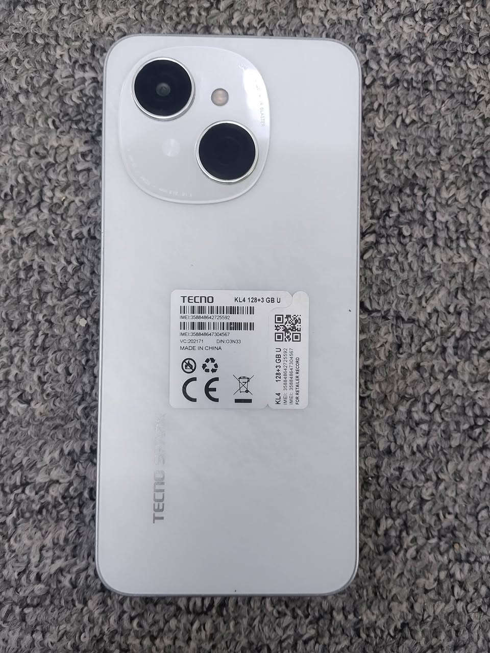 تكنو اخو جديد ذاكرة 128 ملحقات شاحنة سعرة110


**إذا كنت صاحب هذا الإعلان وتريد حذفه لأي سبب، رجاءا أرسل رسالة إلى الدعم الفني**