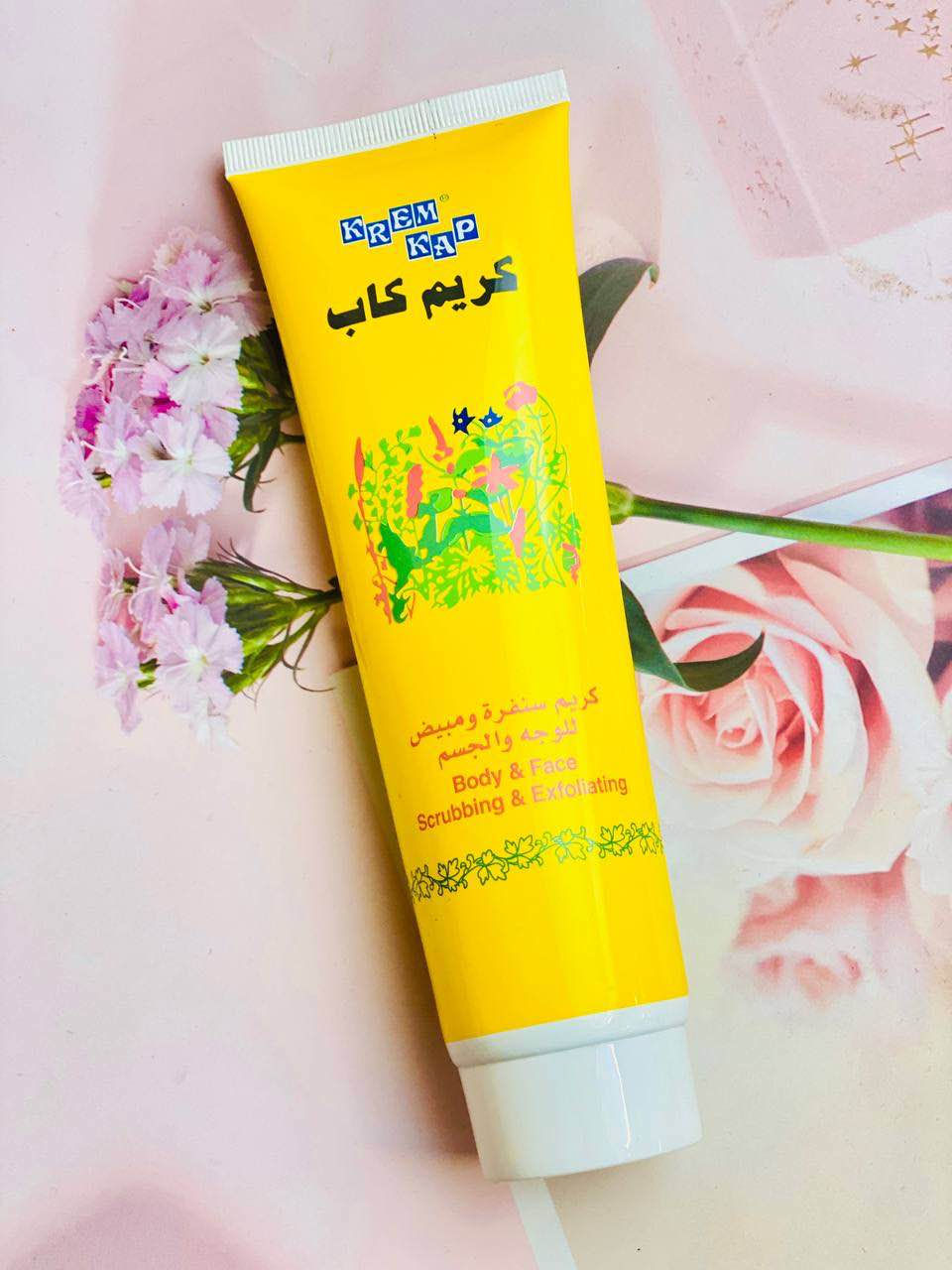 ‏" Krem kap " 🧚‍♂️✨

" كريم صنفره " 
- من #كريم_كاب 🌙
" كريم كاب صنفره وتقشير للوجه وللجسم " 
" يحسن من تجديد خلايا البشرة للوجه " 
" يزيل طبقات الجلد الجافة عند استعماله " 
" تنظيف عميق للبشرة " 
" يزيل طبقات الجلد الداكنة
عند استخدامه بشكل منتظم " 
" يزيل الشوائب وخلايا الجلد الميته وهكذا تحصل البشرة على حاجتها من التغذية " 
" يجعل البشرة نضرة وصحية ومشرقة " 
" ينعش البشرة باهتة المظهر " 

صنع في الإمارات 🇦🇪 بغداد, العراق


**إذا كنت صاحب هذا الإعلان وتريد حذفه لأي سبب، رجاءا أرسل رسالة إلى الدعم الفني**